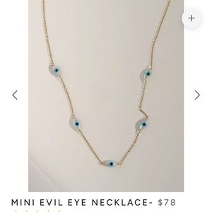 Kozakh Mini Evil Eye Necklace